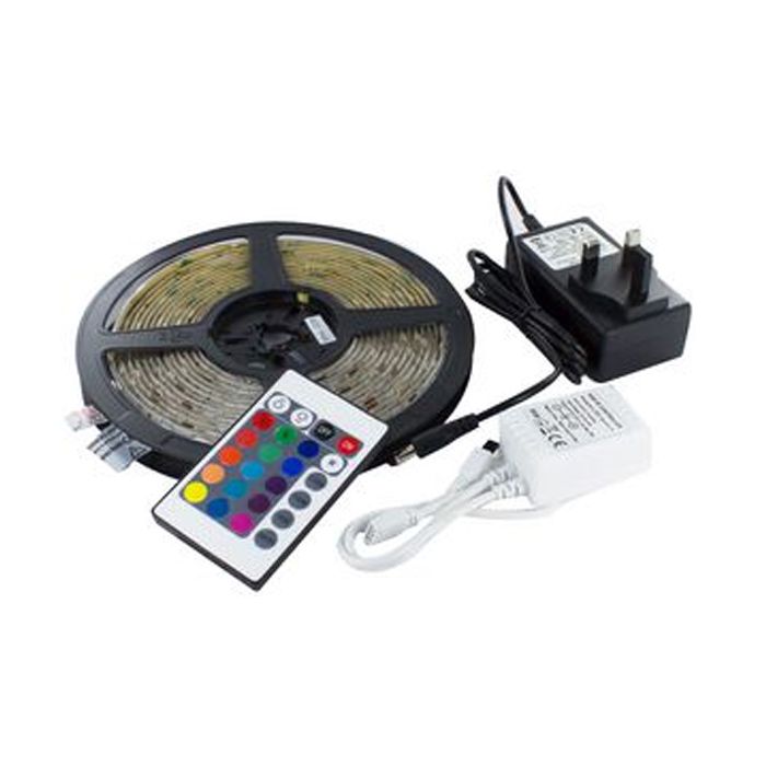 Integral 24V RGB Strip IP67 5m x 12mm Colour Changing 8.64W per metre