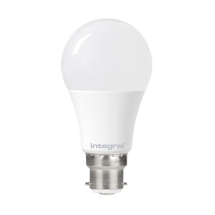 Integral 8W LED Dusk to Dawn GLS/A60 Light Bulb B22 