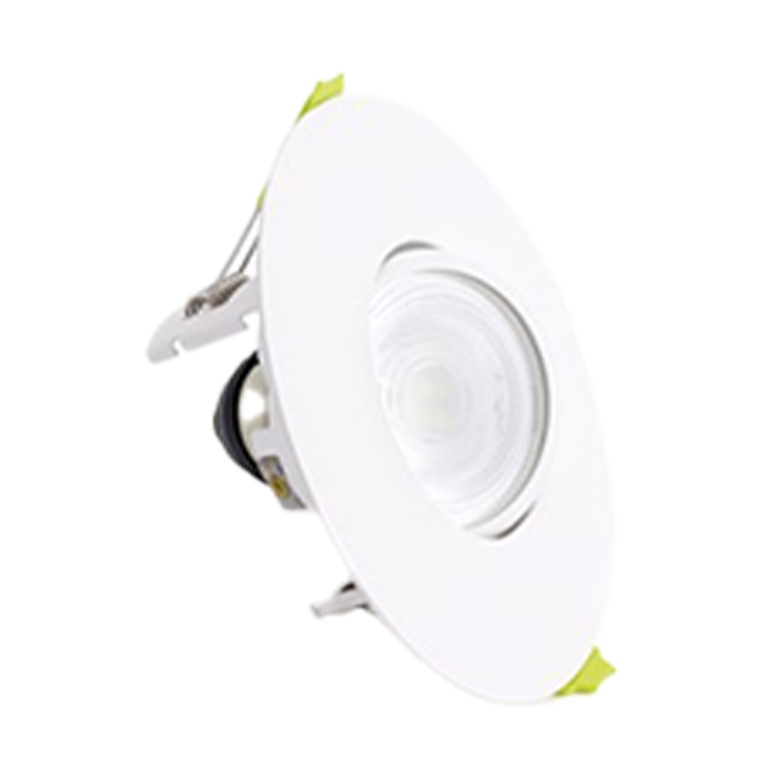 Integral Evofire White Tiltable Fire Rated Round Downlight