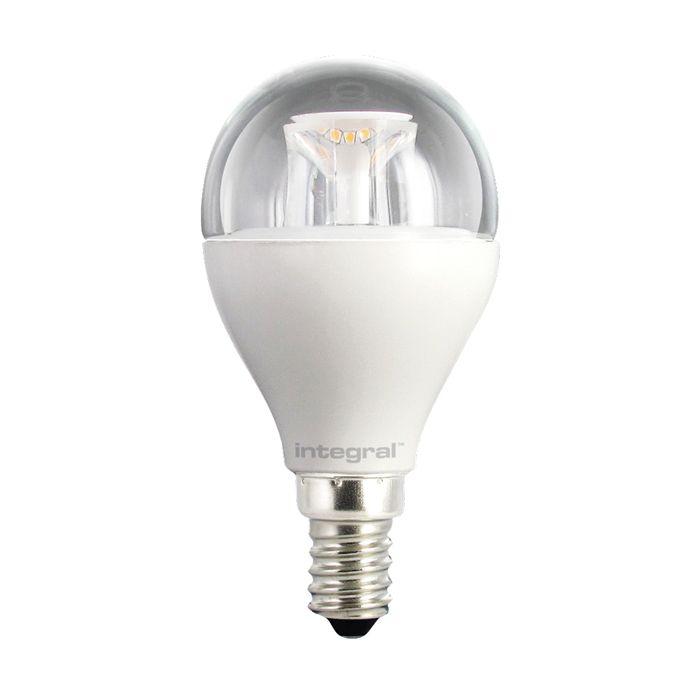 Integral LED 6.5W Mini Globe SES (E14) 2700K Clear Finish