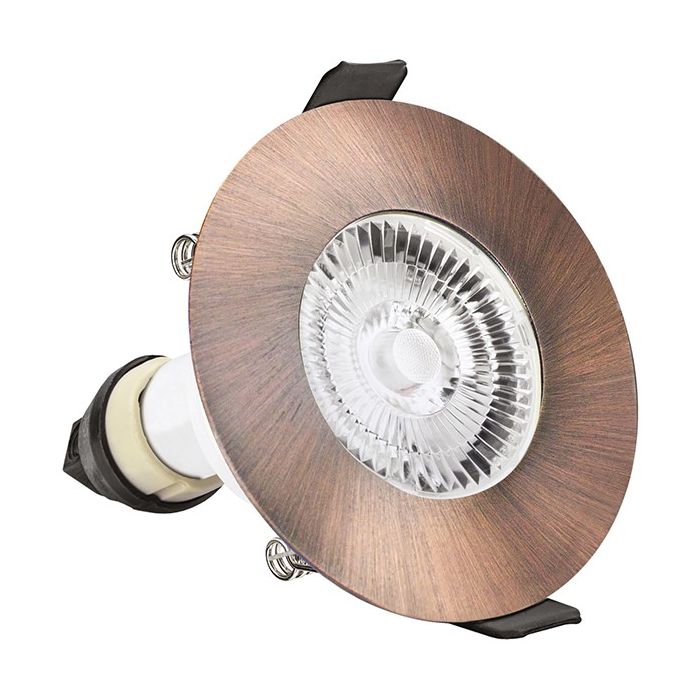 Integral LED Copper Round Fire-Rated Downlight