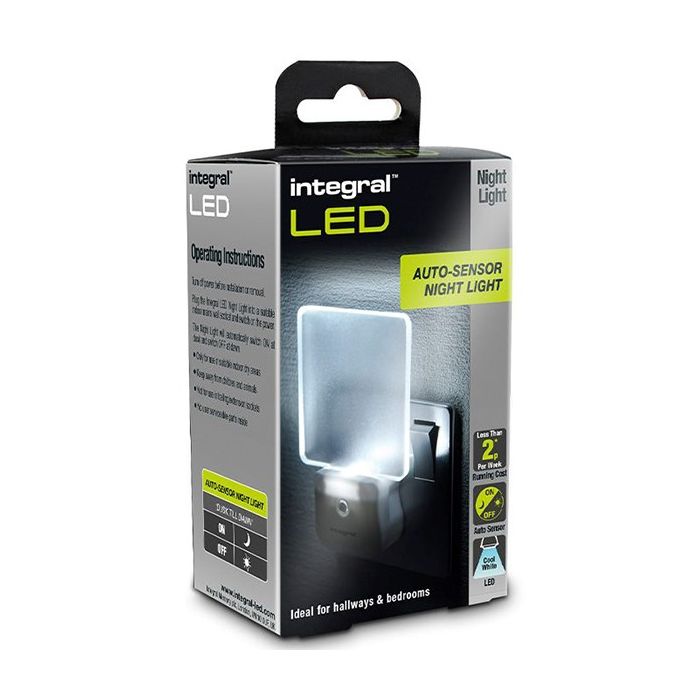 Integral LED Night Light with Night Sensor Dusk to Dawn