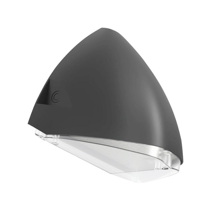 Integral Outdoor Maxi Cobra Wall Pack  Power & CCT Selectable 13-28W 3Hr Emergency Open Area Anthracite
