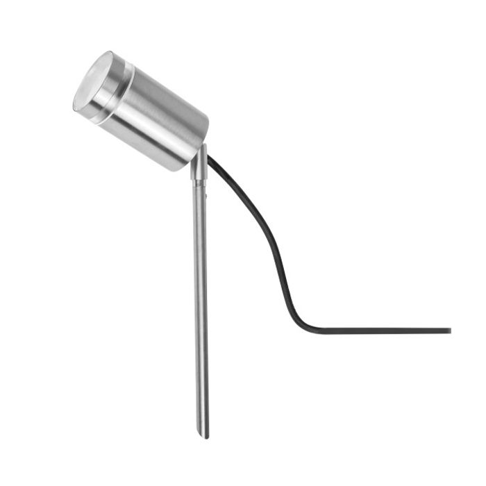 Integral Outdoor Stainless Steel Spike Spotlight IP65 1 X GU10 Steel