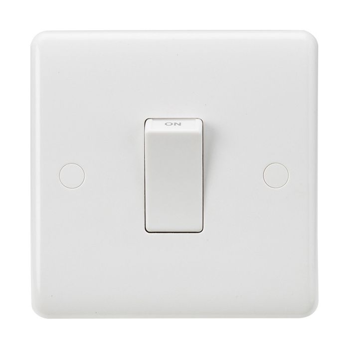 Knightsbridge 45A DP Switch with White Rocker & 1G