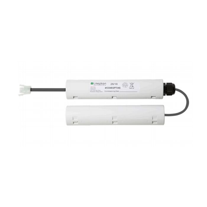 Liteplan 4/CD45/2PT/AS 4.8V 4.5Ah High Temperature Nickel Cadmium Emergency Battery