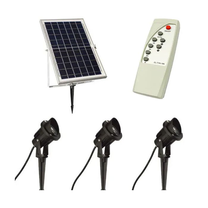 Lumena Solspike 7W LED Solar Spike Lights (3000K) - 3 Pack