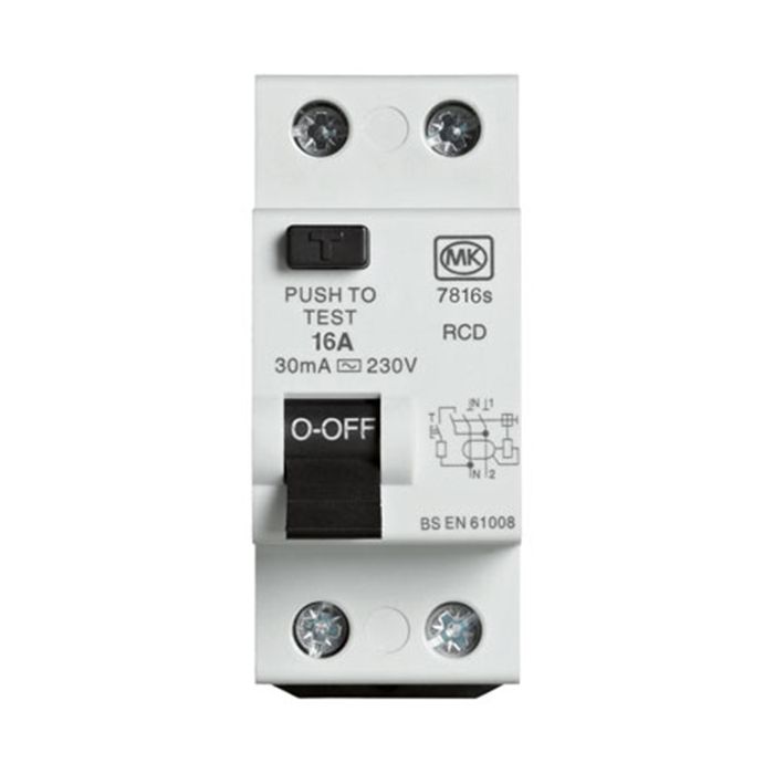 MK Sentry 7832S 32A 30mA RCD 2 Pole