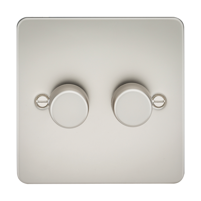 ML Accessories Pearl 2 Gang 2-Way 10-200W (5-150W LED) Intelligent Dimmer 