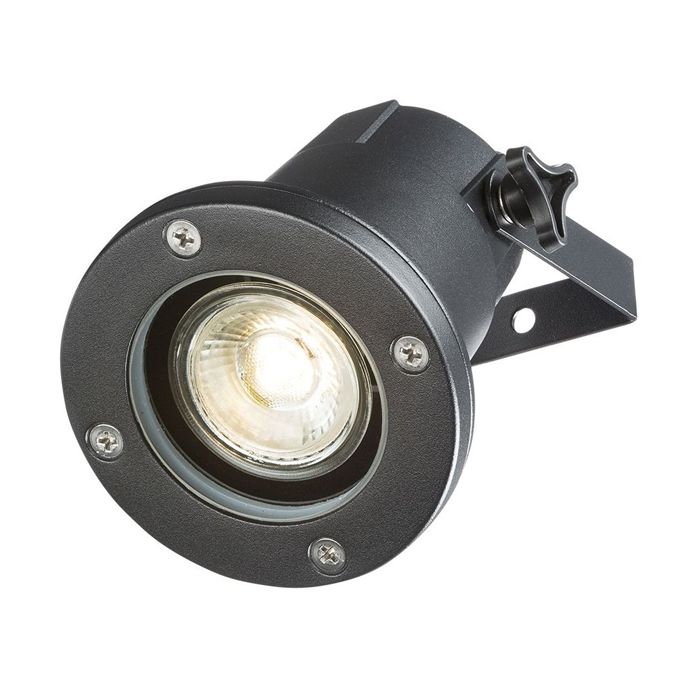MLA Knightsbridge 230V IP65 GU10 Ground  Spike - Black