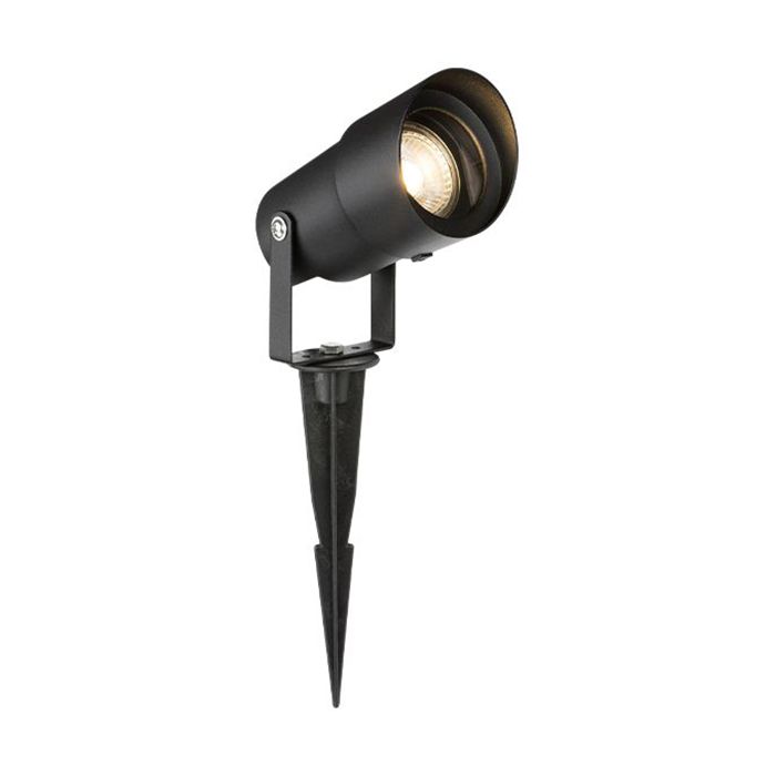 MLA Knightsbridge 230V IP65 GU10 Spike Light - Black