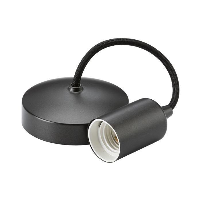 MLA Knightsbridge 6 Inch E27 Contemporary Pendant Set  Smoked Bronze