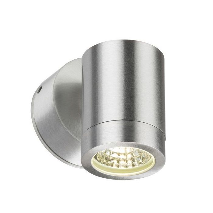 MLA Knightsbridge LWALL1 Brushed Chrome LED Wall Mounted Light 3500K White IP65 3W 230V