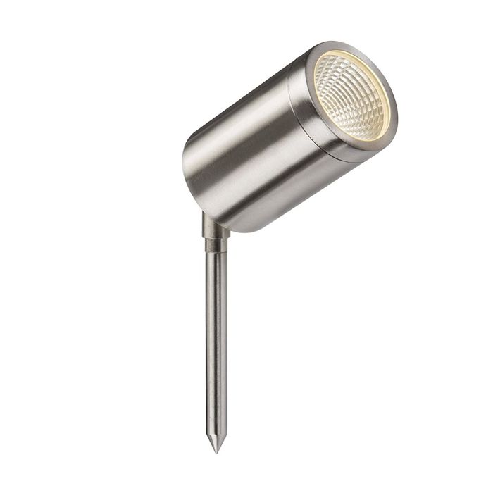 MLA Knightsbridge SPIKEW Stainless Steel High Power Garden Spike Light White LEDs IP65 1W 12V