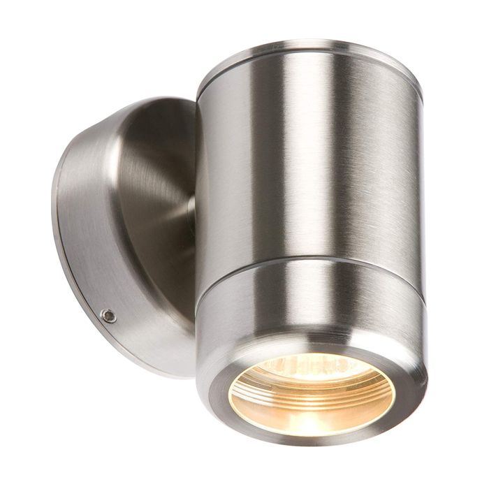 MLA Knightsbridge WALL1 IP65 Stainless Steel Single Fixed GU10 35W Fitting