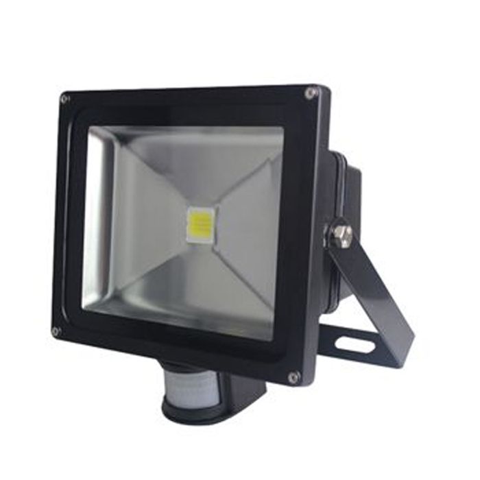 One Electrical 30W LED Floodlight 6000K Die Cast Aluminium with PIR