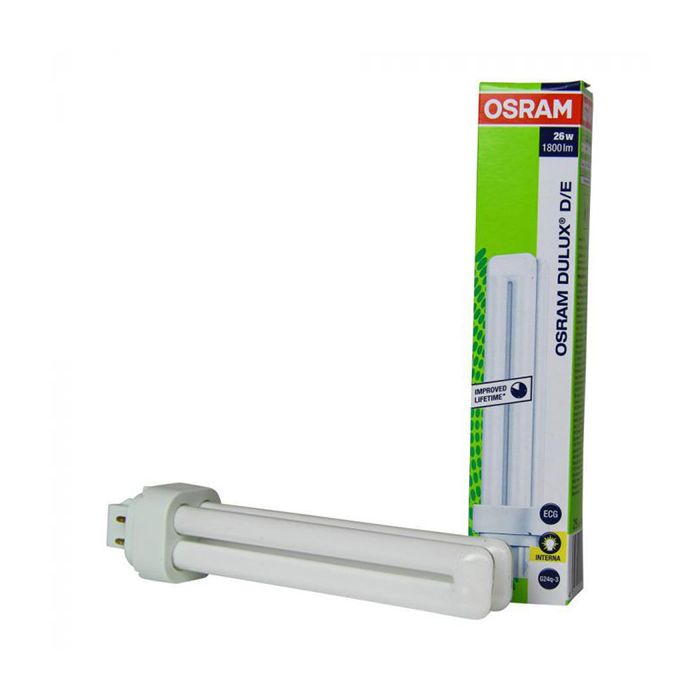 Osram 26W Dulux D/E 827 Extra Warm White 4 Pin G24Q-3