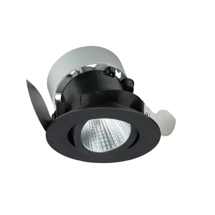 Philips 3D-Printed Greenspace 6.8W Evo Mini Adjustable Recessed Downlight 4000K CRI90 - Black