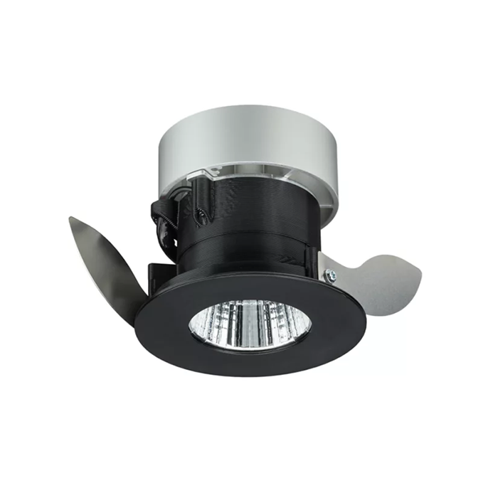 Philips 3D-Printed Greenspace 6.8W Evo Mini Fixed Recessed Downlight 4000K CRI90 - Black