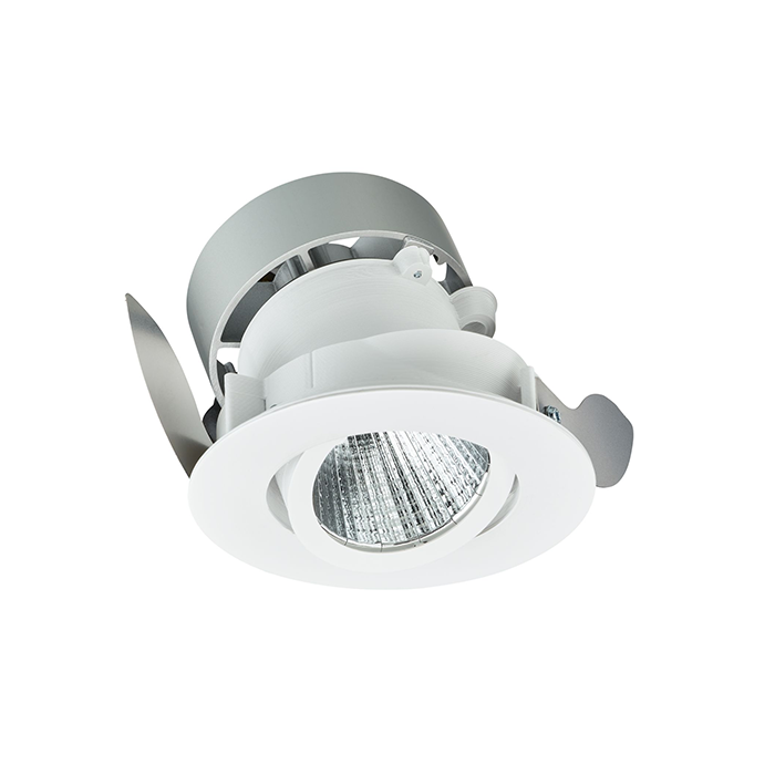 Philips 3D-Printed Greenspace 8.6W Evo Mini Adjustable Recessed Downlight 3000K CRI90 - White