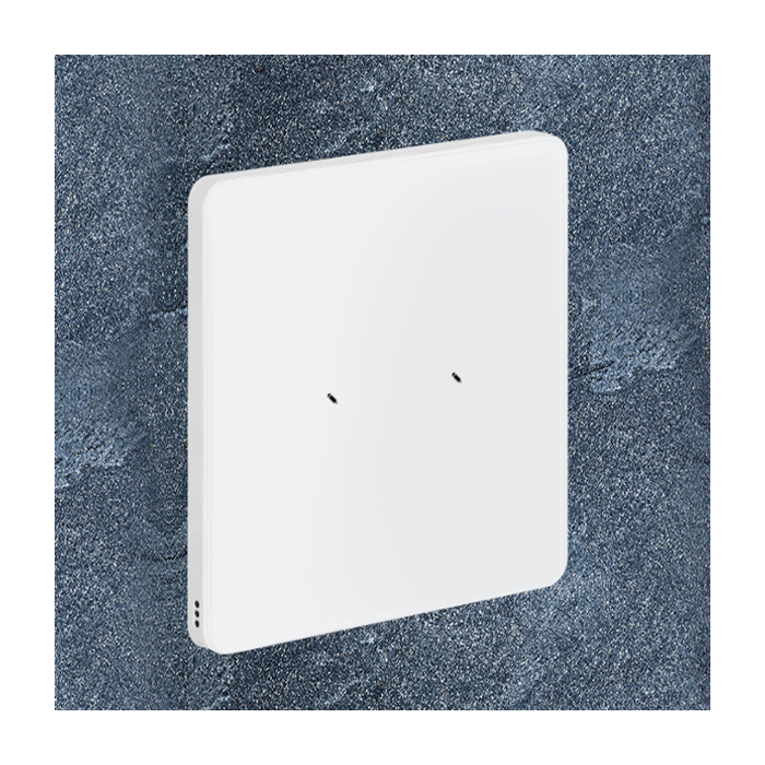 Philips Antumbra 2 Button Interface White Fascia & White Rim Custom Labels