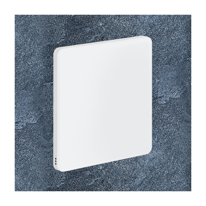 Philips Antumbra 2 Button Interface White Fascia & White Rim No Labels