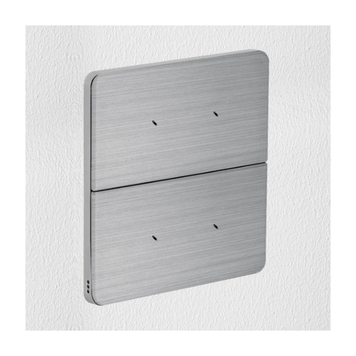 Philips Antumbra 4 Button Interface Aluminium Fascia & Aluminium Rim Custom Labels