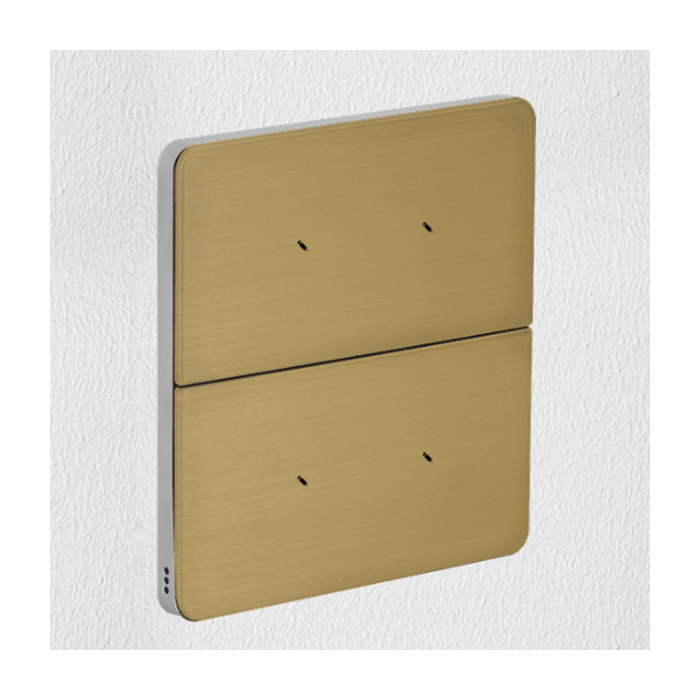 Philips Antumbra 4 Button Interface Gold Fascia & Aluminium Rim Custom Labels