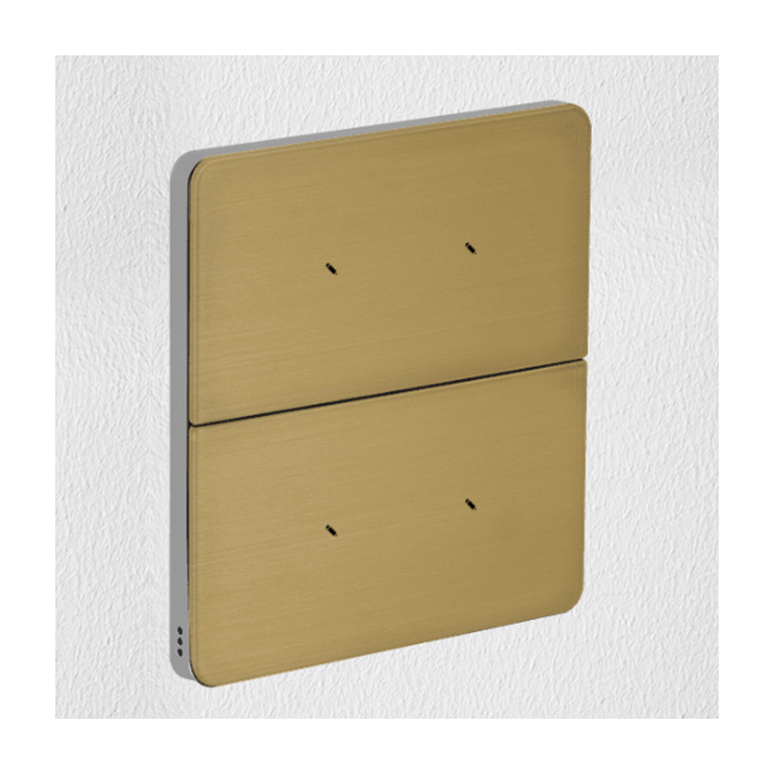 Philips Antumbra 4 Button Interface Gold Fascia & Chrome Rim Custom Labels