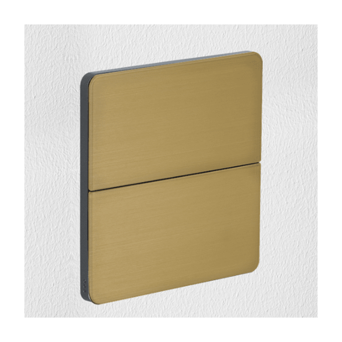 Philips Antumbra 4 Button Interface Gold Fascia & Magnesium Rim No Labels