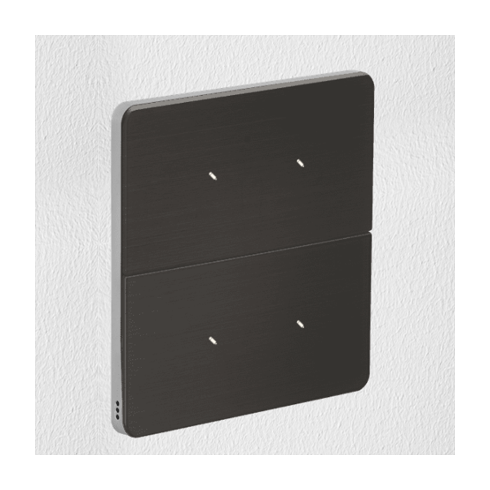 Philips Antumbra 4 Button Interface Jet Grey Fascia & Aluminium Rim Custom Labels