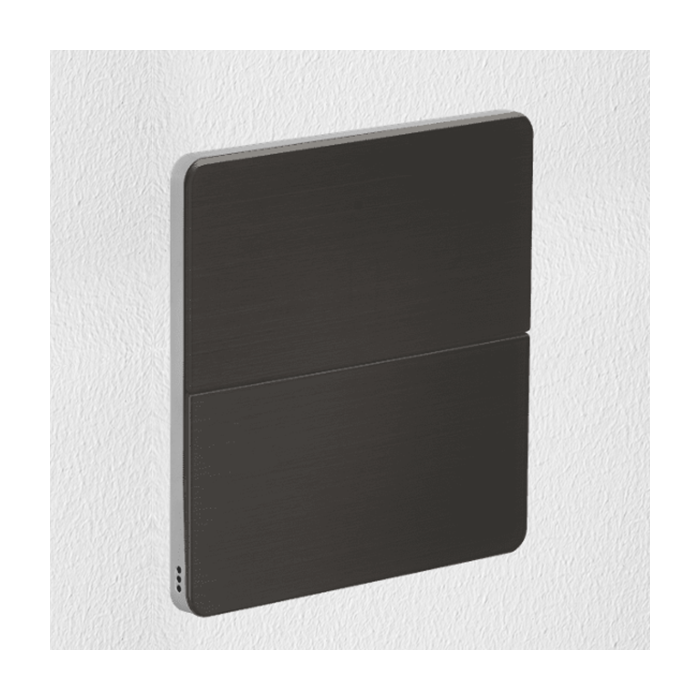 Philips Antumbra 4 Button Interface Jet Grey Fascia & Aluminium Rim No Labels