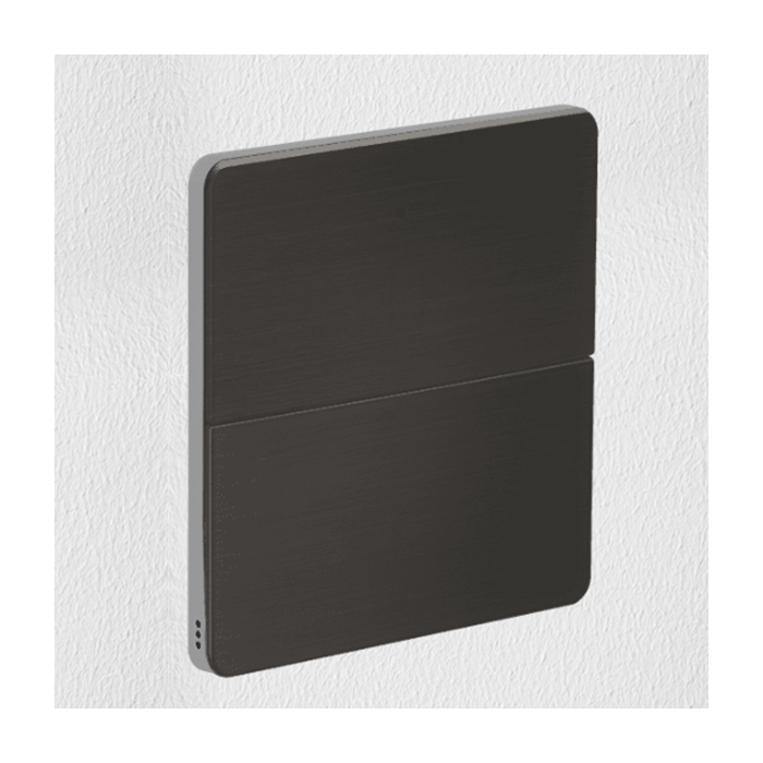 Philips Antumbra 4 Button Interface Jet Grey Fascia & Chrome Rim No Labels