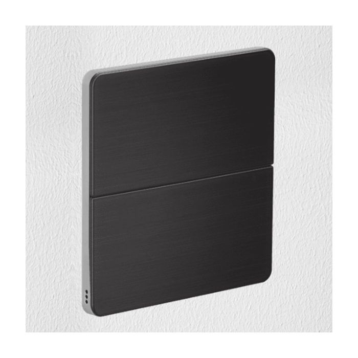 Philips Antumbra 4 Button Interface Noir Fascia & Aluminium Rim No Labels