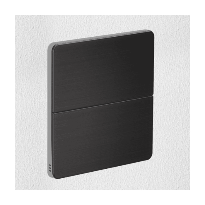 Philips Antumbra 4 Button Interface Noir Fascia & Chrome Rim No Labels