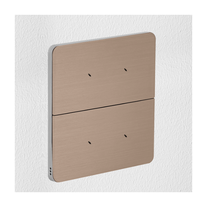 Philips Antumbra 4 Button Interface Prestige Fascia & Aluminium Rim Custom Labels