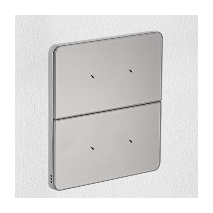 Philips Antumbra 4 Button Interface Silver Fascia & Aluminium Rim Custom Labels