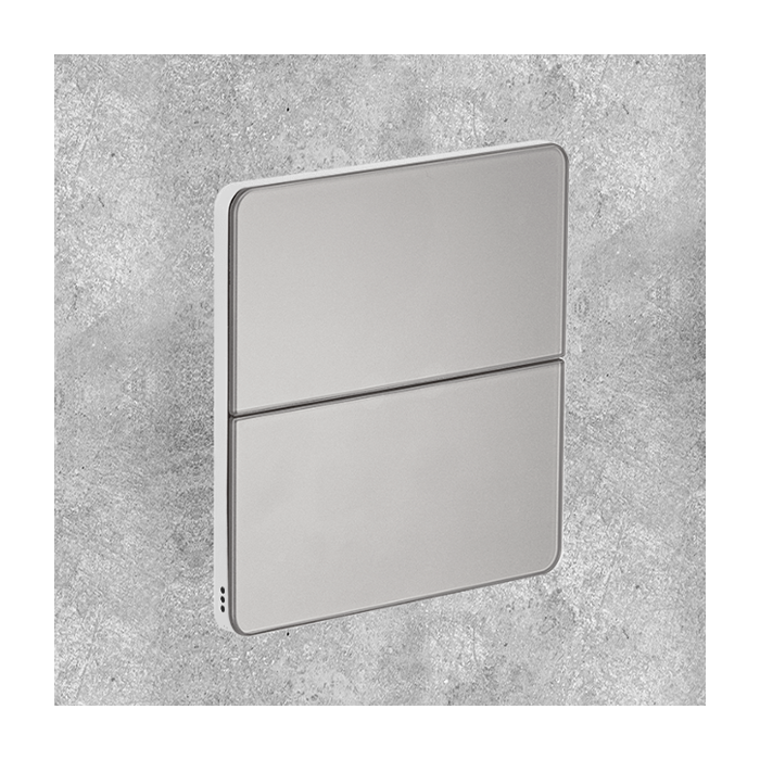 Philips Antumbra 4 Button Interface Silver Fascia & White Rim No Labels