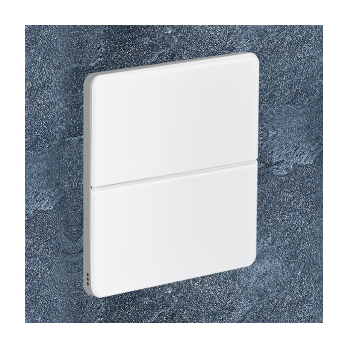 Philips Antumbra 4 Button Interface White Fascia & Chrome Rim No Labels