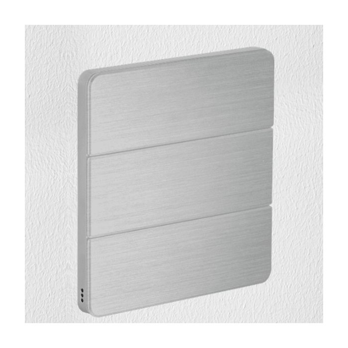 Philips Antumbra 6 Button Interface Aluminium Fascia & Aluminium Rim No Labels