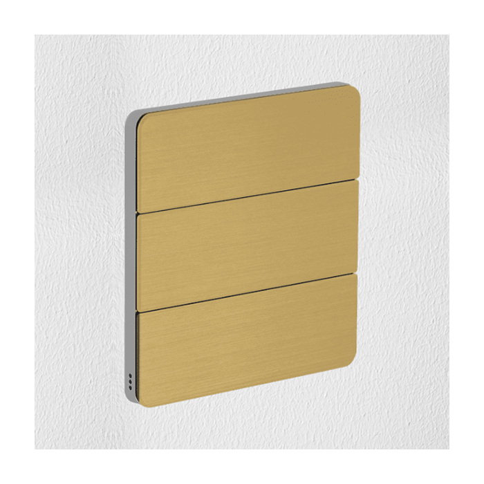 Philips Antumbra 6 Button Interface Gold Fascia & Chrome Rim No Labels
