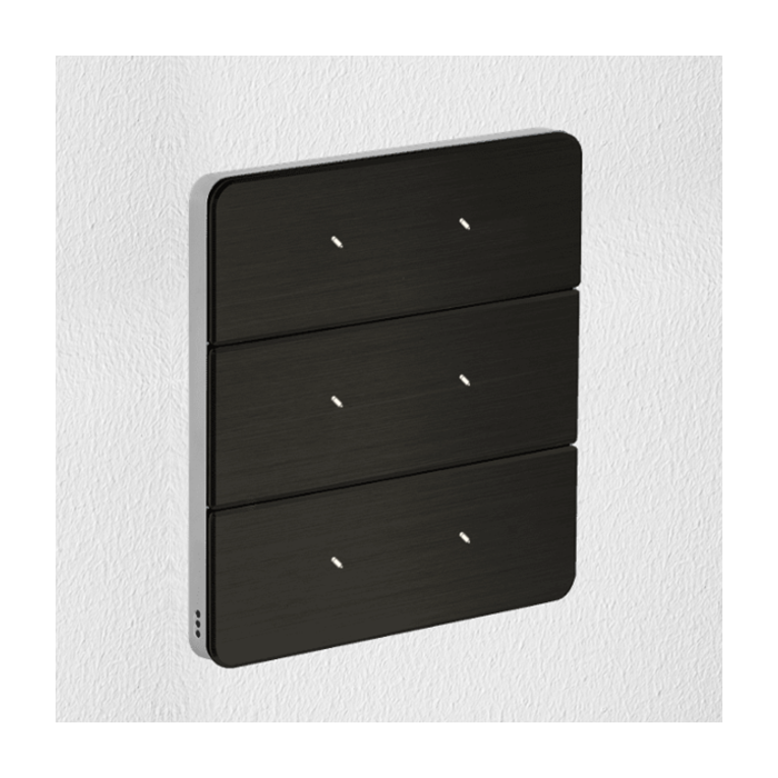 Philips Antumbra 6 Button Interface Jet Grey Fascia & Aluminium Rim Custom Labels