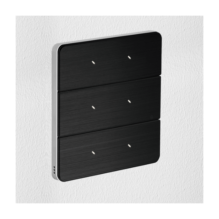 Philips Antumbra 6 Button Interface Noir Fascia & Aluminium Rim Custom Labels 