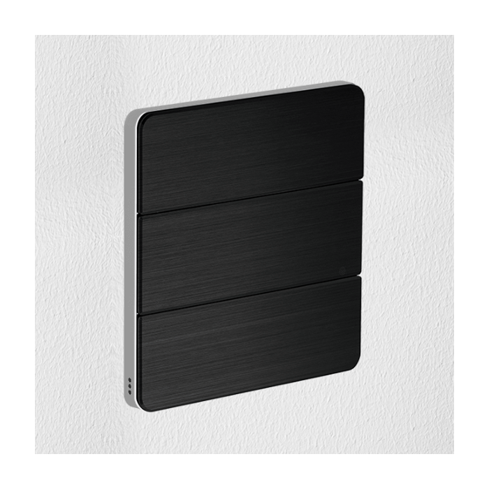 Philips Antumbra 6 Button Interface Noir Fascia & Chrome Rim No Labels 