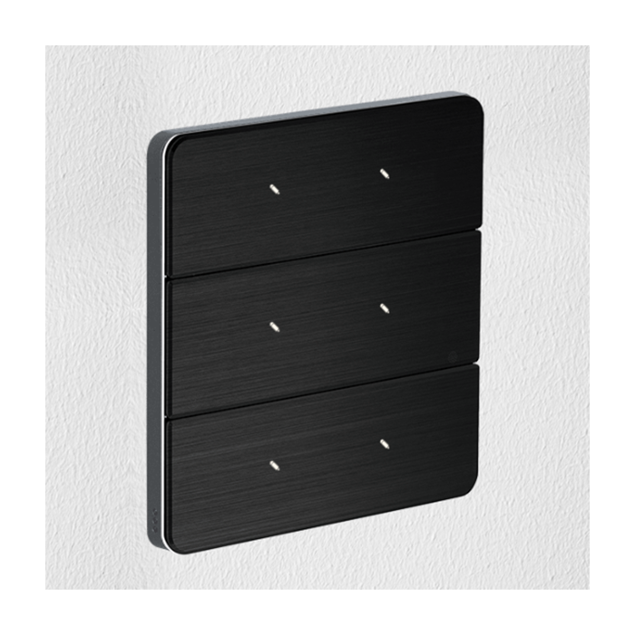 Philips Antumbra 6 Button Interface Noir Fascia & Magnesium Rim Custom Labels 