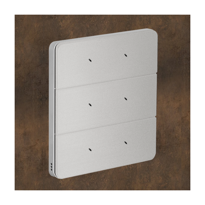 Philips Antumbra 6 Button Interface Silver Fascia & Aluminium Rim Custom Labels