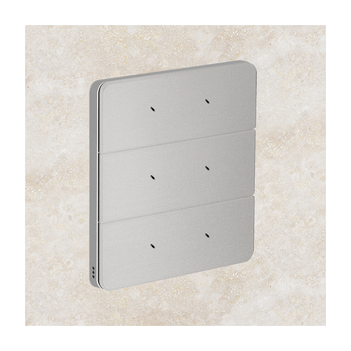 Philips Antumbra 6 Button Interface Silver Fascia & Chrome Rim Custom Labels