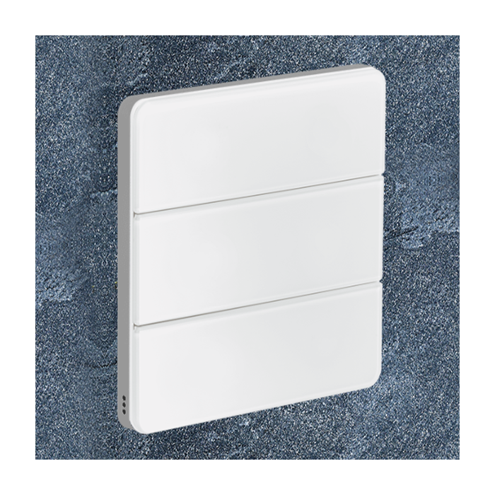 Philips Antumbra 6 Button Interface White Fascia & Chrome Rim No Labels