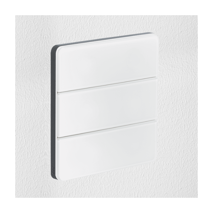 Philips Antumbra 6 Button Interface White Fascia & Magnesium Rim No Labels