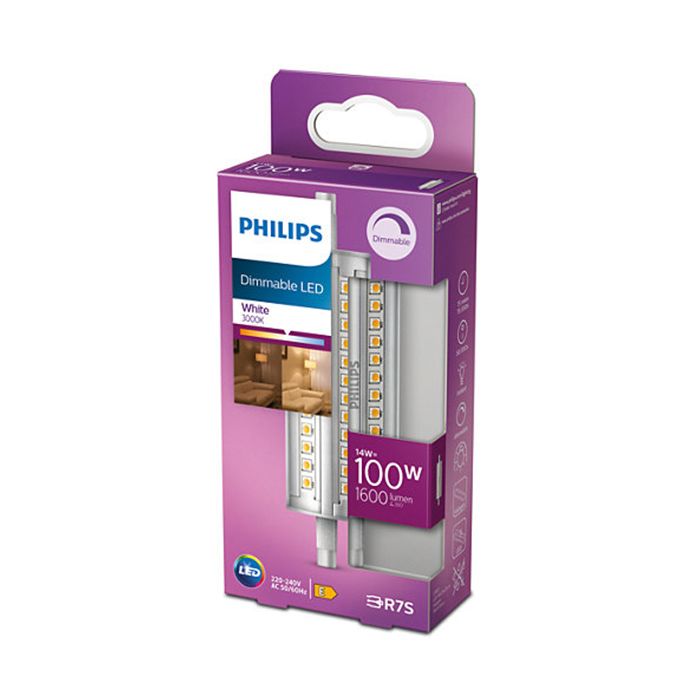 Philips Consumer LED 14w R7S Dimmable 830 Bulb 